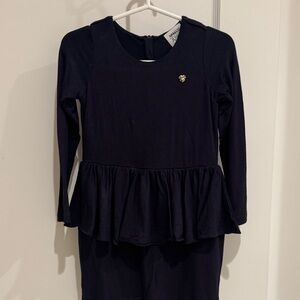 Armani Junior Navy Peplum Dress size 2T